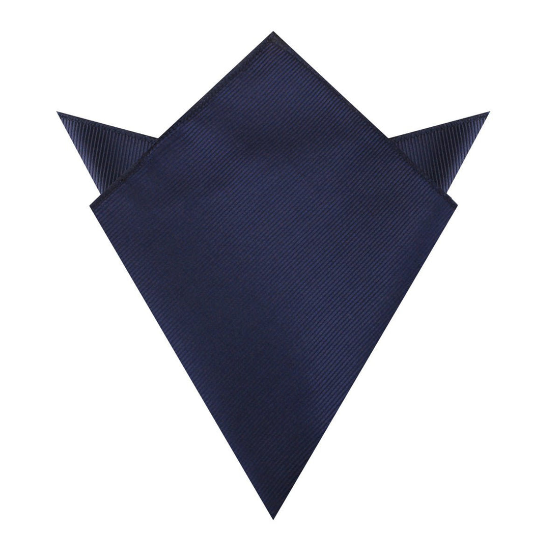 Marine Midnight Blue Twill Pocket Square