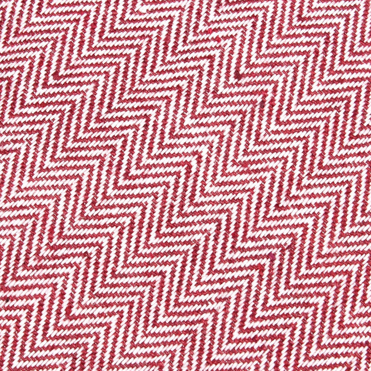 Maroon Herringbone Linen Necktie Fabric