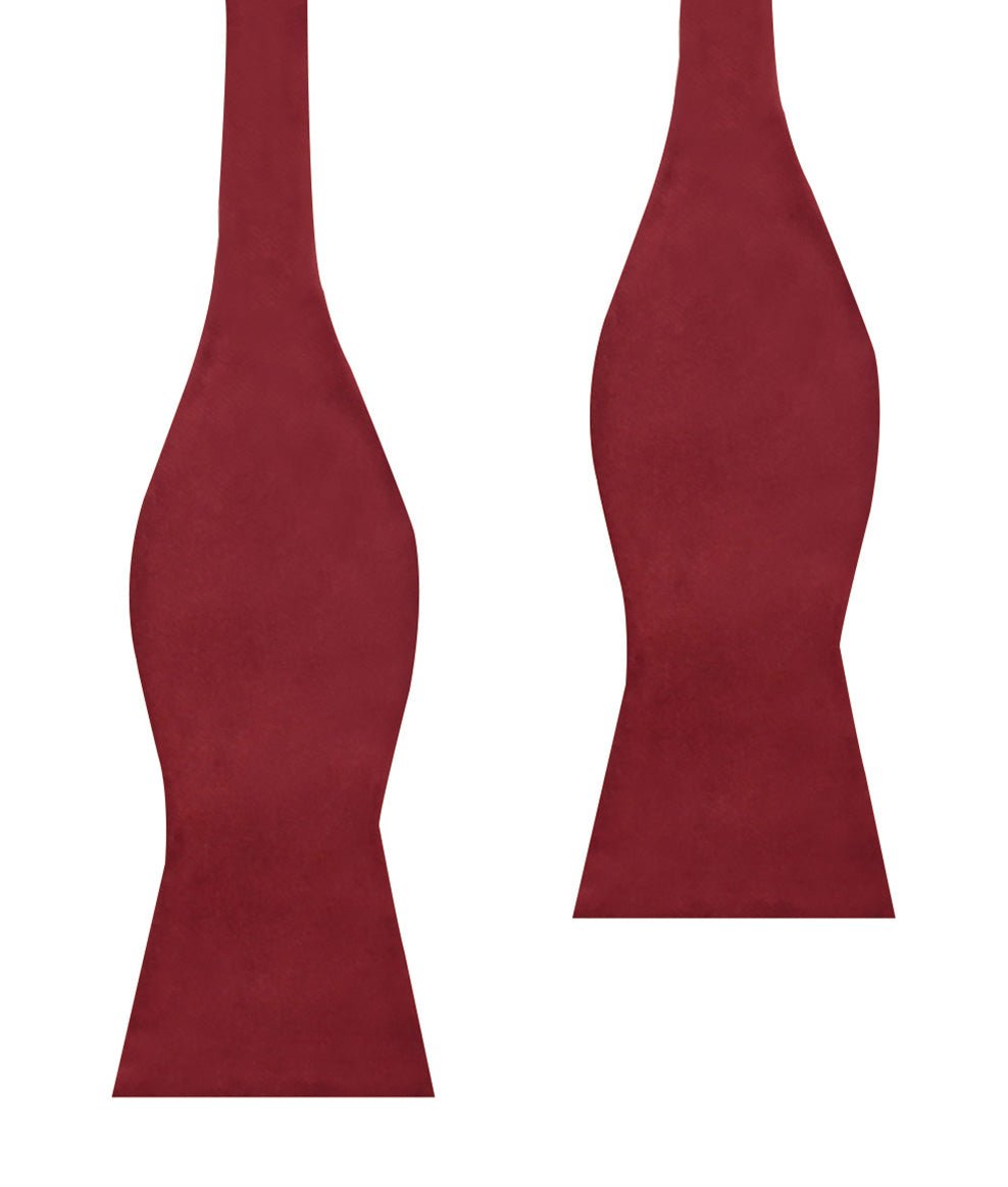 Maroon Velvet Self Bow Tie