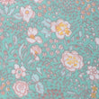 Maui Mint Green Floral Self Bow Tie Fabric