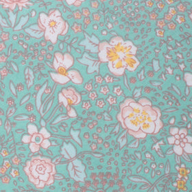 Maui Mint Green Floral Pocket Square