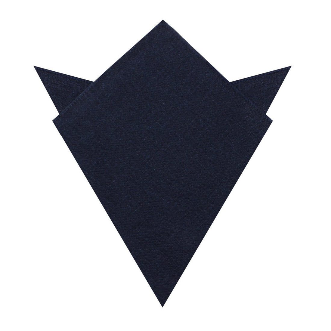 Midnight Blue-Black Linen Pocket Square