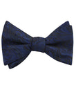 Midnight Blue Khamsin Self Tied Bow Tie