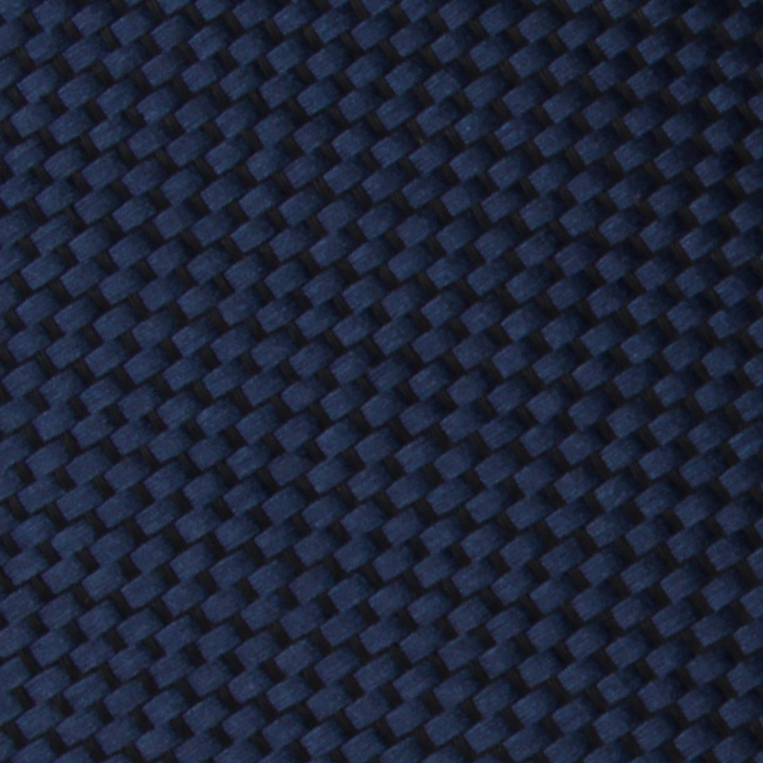 Midnight Blue Oxford Weave Self Bow Tie Fabric