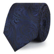 Midnight Blue Khamsin Skinny Ties