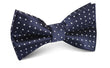 Midnight Blue Mini Pin Dots Bow Tie