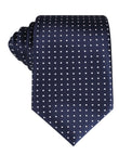 Midnight Blue Mini Pin Dots Tie