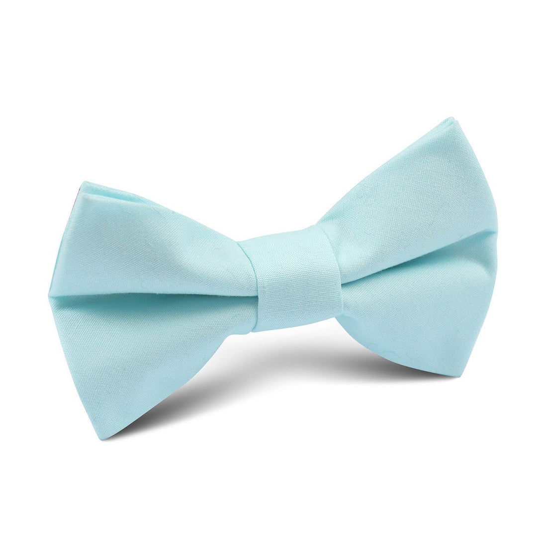 Mint Blue Cotton Kids Bow Tie