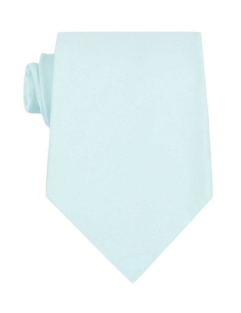 Mint Blue Cotton Necktie