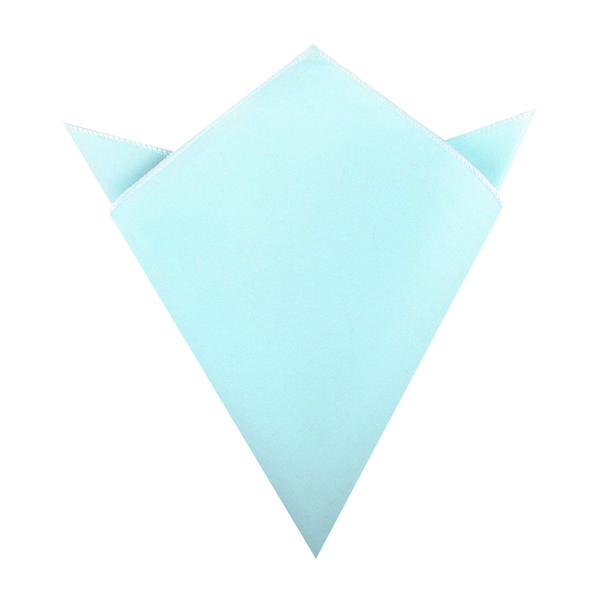 Mint Blue Cotton Pocket Square