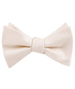 Misty Rose Pink Weave Self Tied Bow Tie