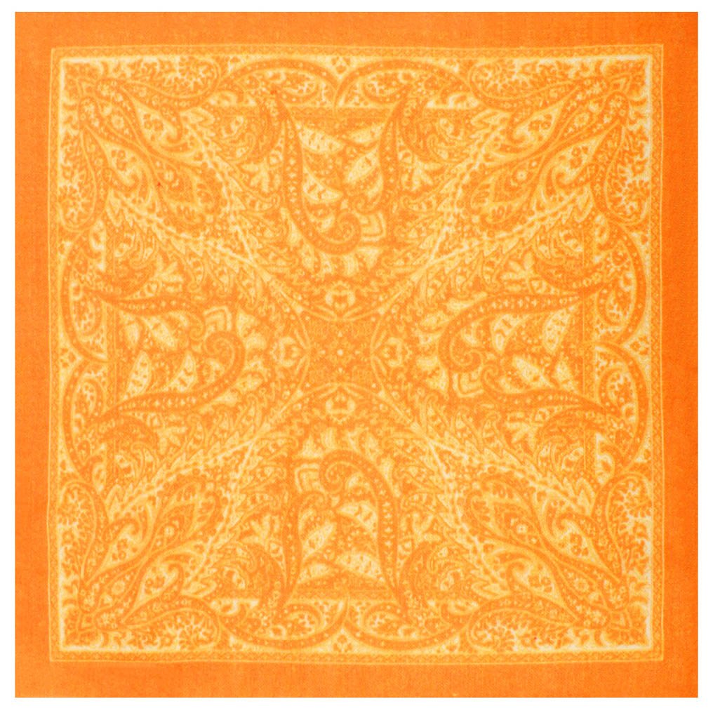 Moaning Minnie Orange Wool Pocket Square