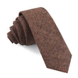 Monaco Brown Skinny Tie