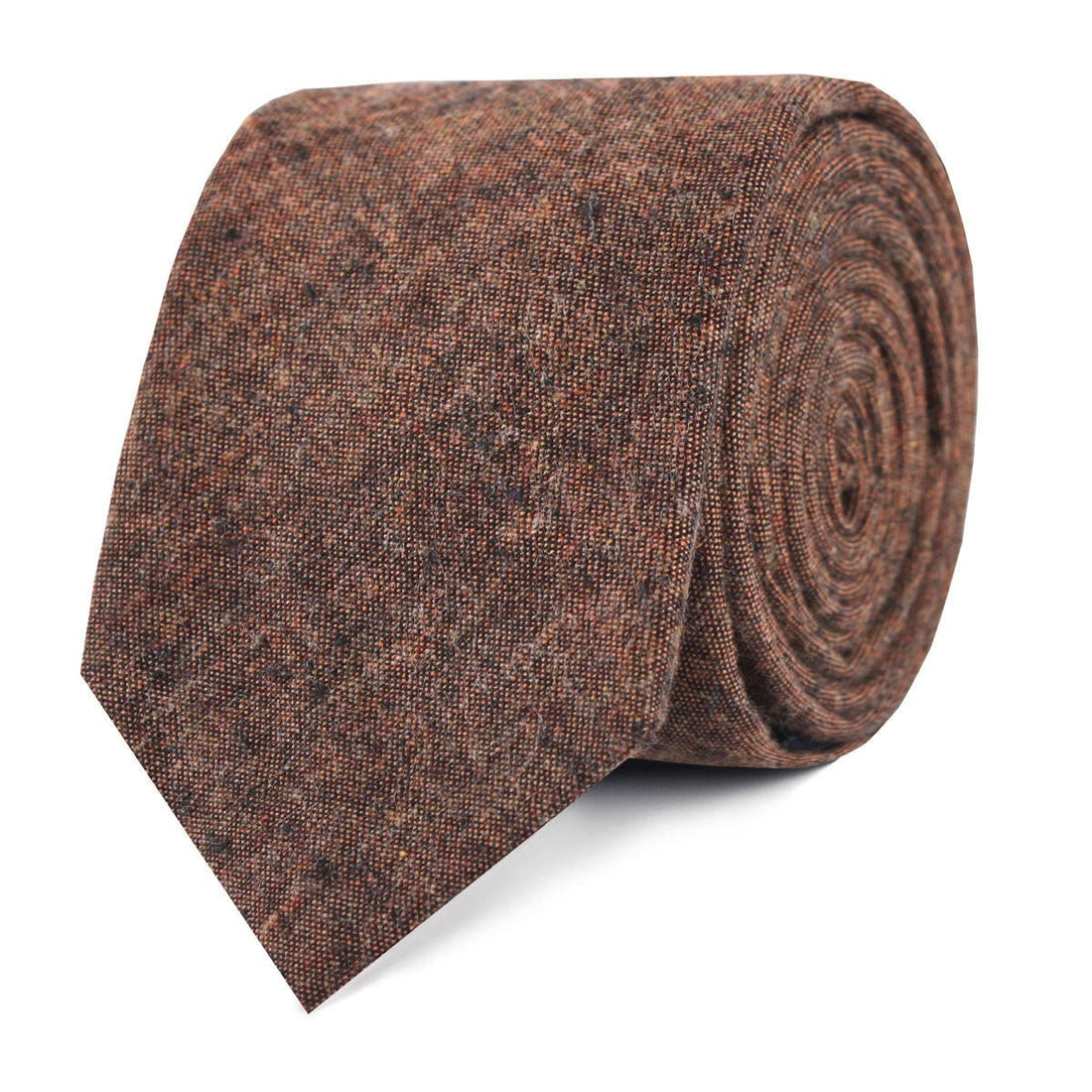 Monaco Brown Slim Tie