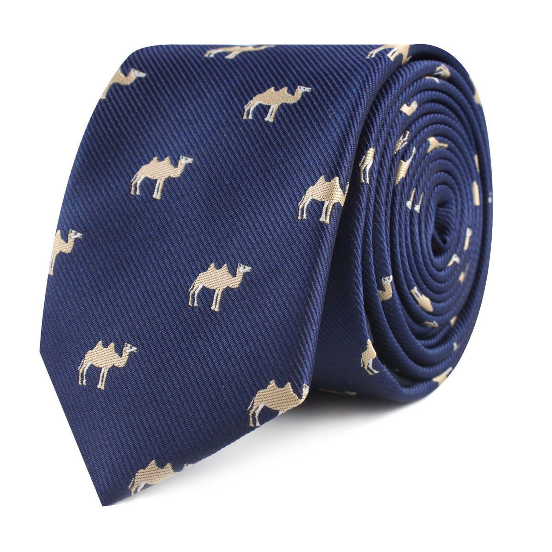 Mongolian Camel Slim Tie