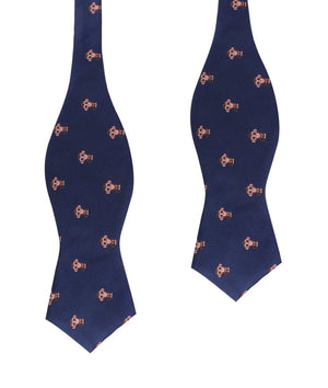 Monkey Diamond Self Bow Tie