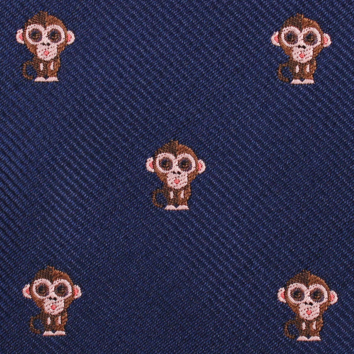 Monkey Fabric Mens Bow Tie