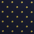 Mr Churchill Yellow Dots Bow Tie Fabric