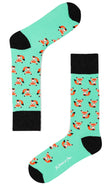 Mr Fox Mint Green Socks