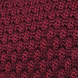 Mulled Burgundy Knitted Tie Fabric