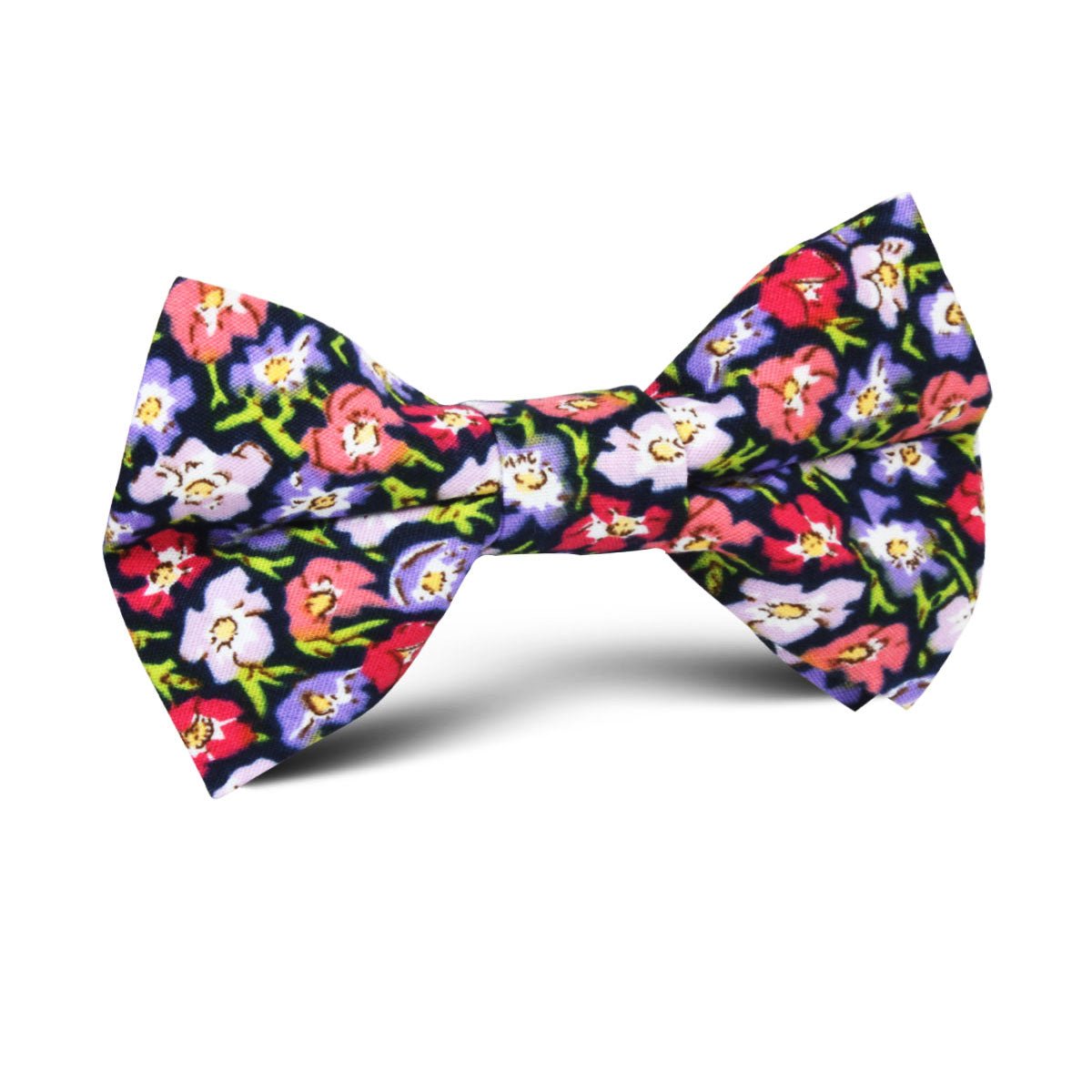 Murcia Purple Floral Kids Bow Tie