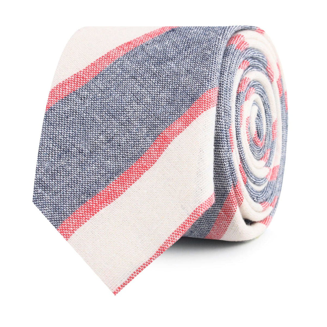 Napoleon Inferno Linen Slim Tie