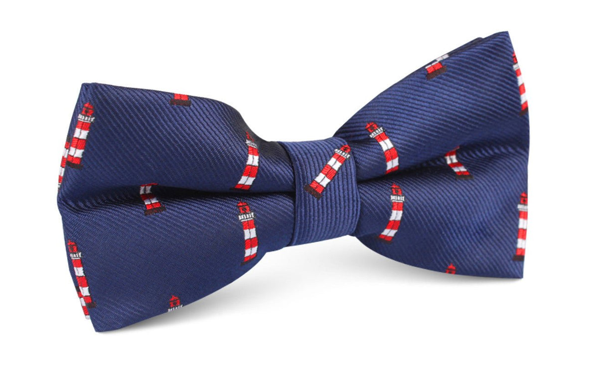 Nautical Lighthouse Bow Tie