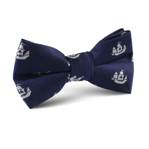 Nautical Pirate Ship Kids Bow Tie