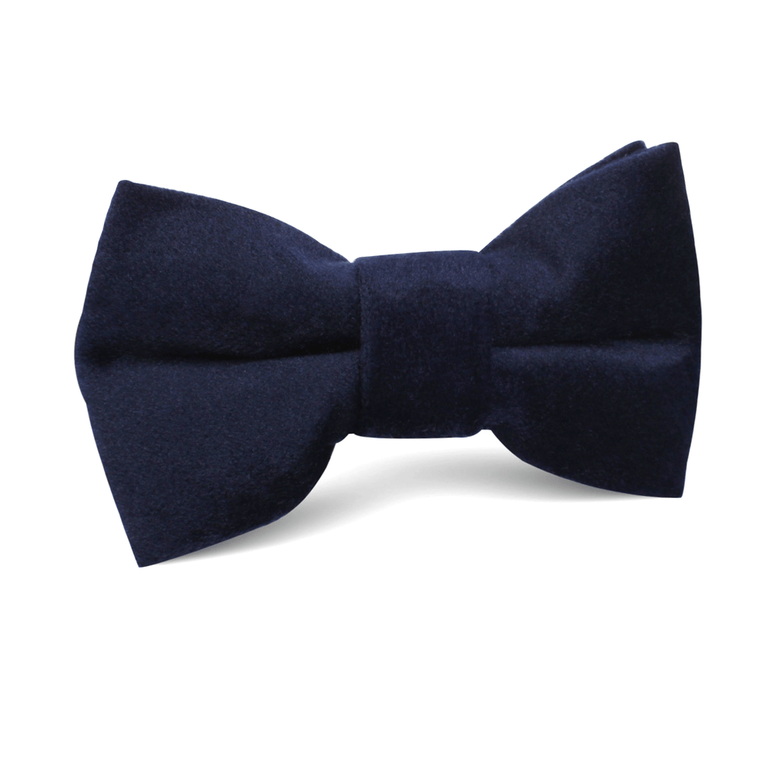 Navy Blue Bond Velvet Kids Bow Tie