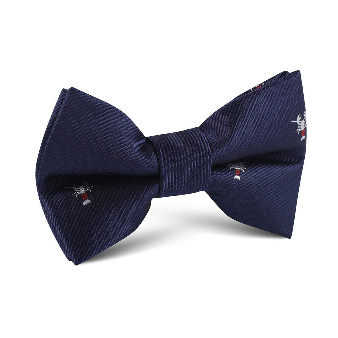 Navy Blue Lobster Kids Bow Tie