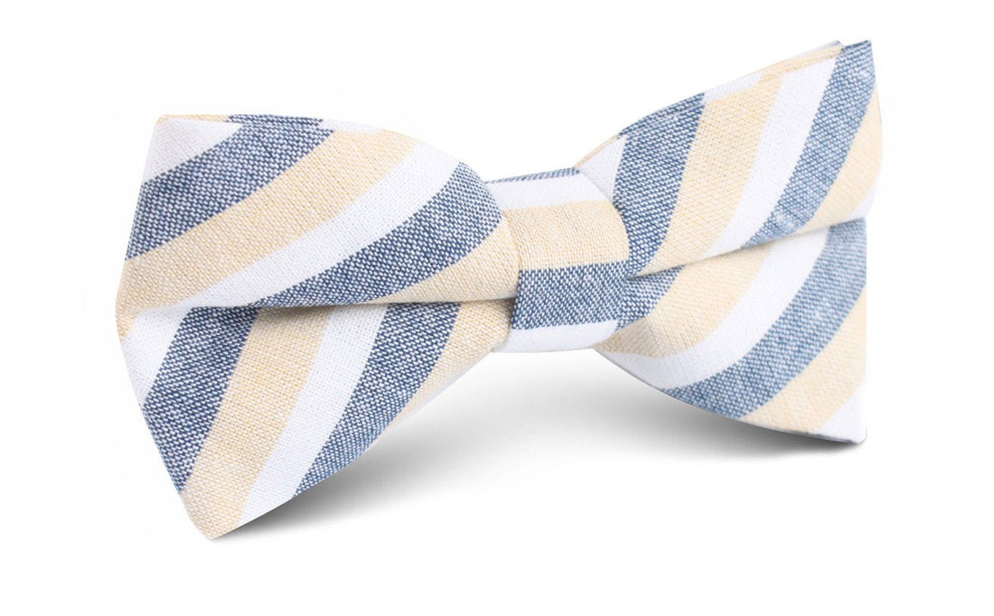 New York Striped Bow Tie