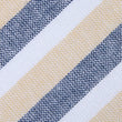 New York Striped Fabric Self Bowtie