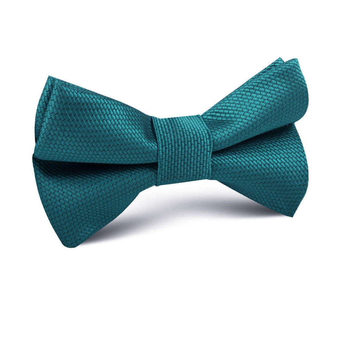 Oasis Blue Weave Kids Bow Tie