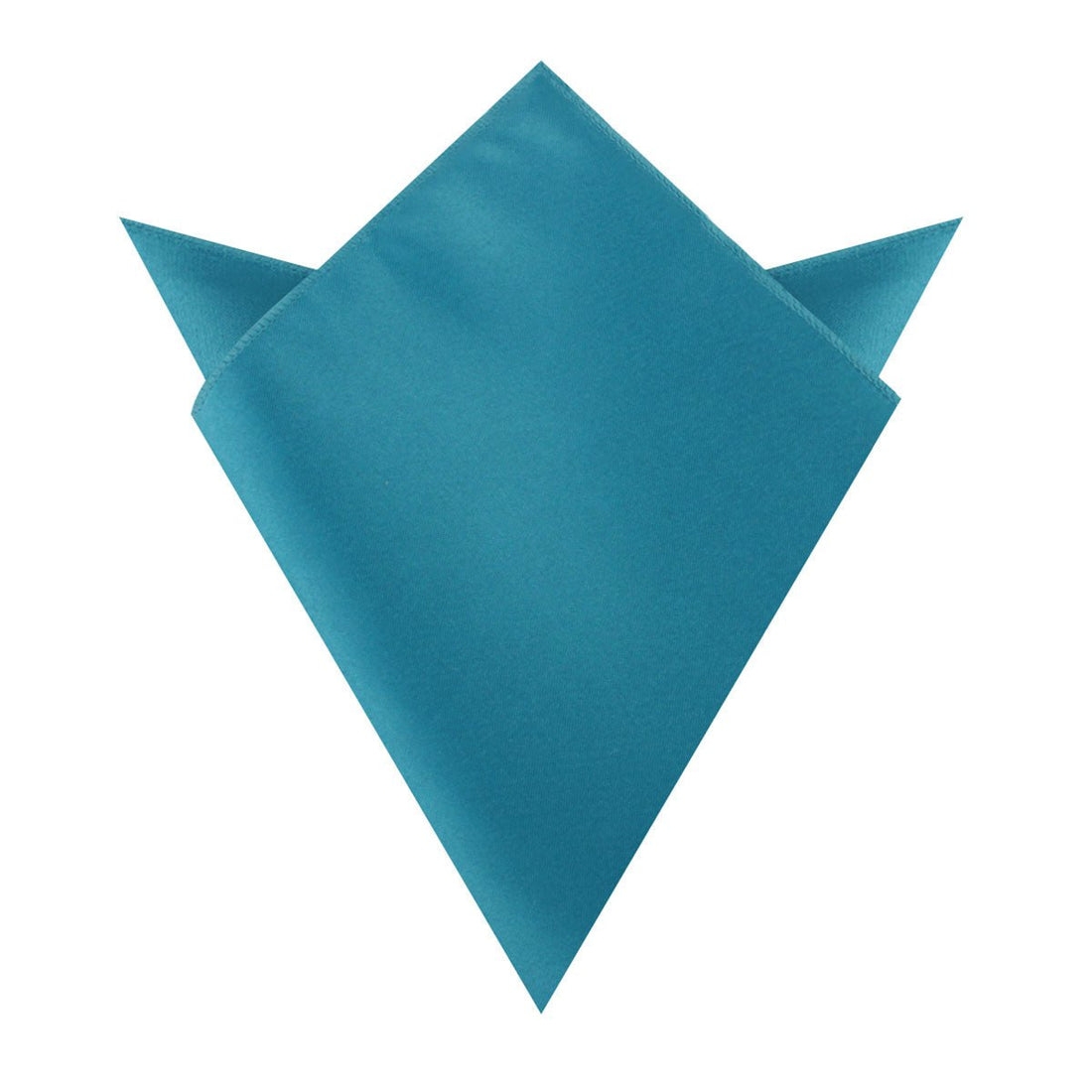 Oasis Teal Satin Pocket Square