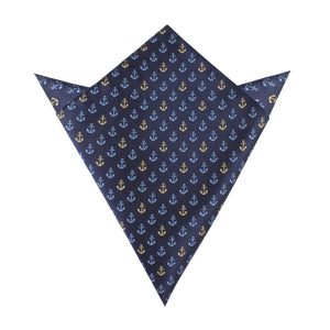 Ocho Rios Anchor Pocket Square