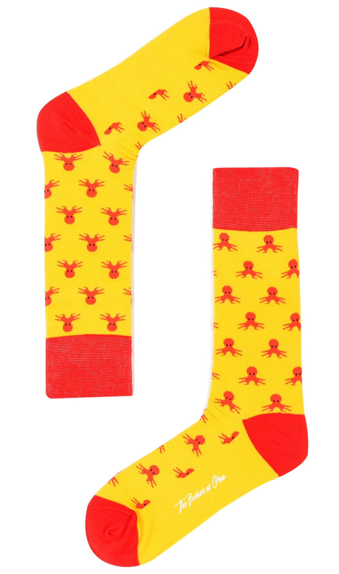 Octopus Island Yellow Socks