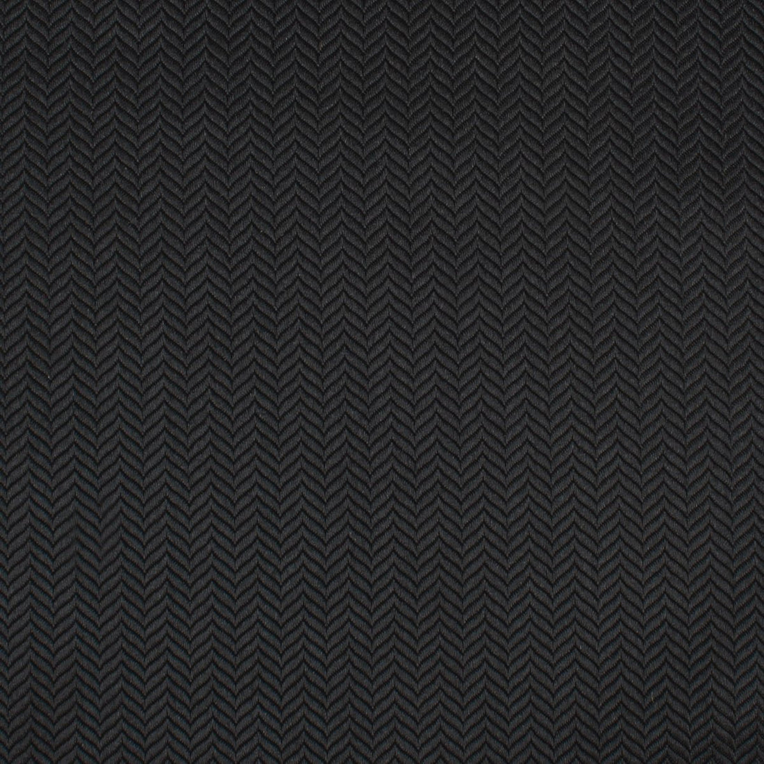 Onyx Black Herringbone Bow Tie Fabric