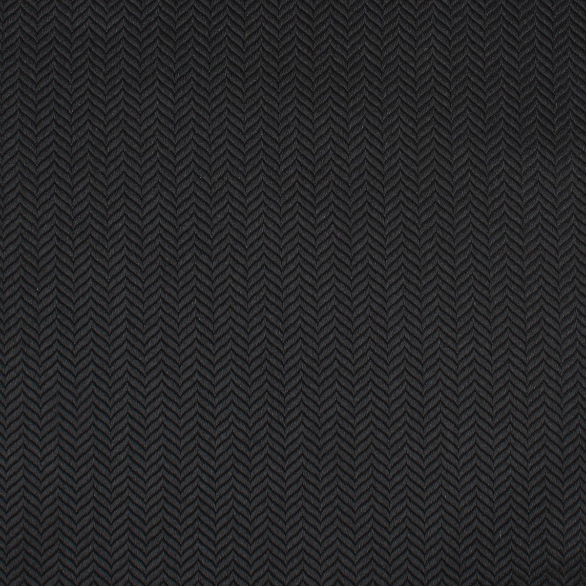 Onyx Black Herringbone Bow Tie Fabric