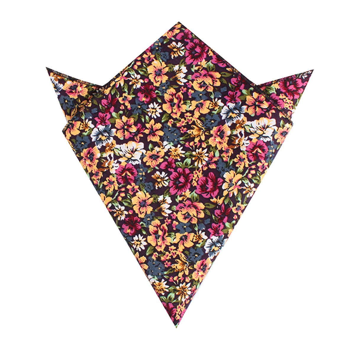 Orange Flowering Maple Pocket Square