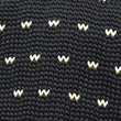 Oxford Navy Blue W M Knitted Tie Fabric