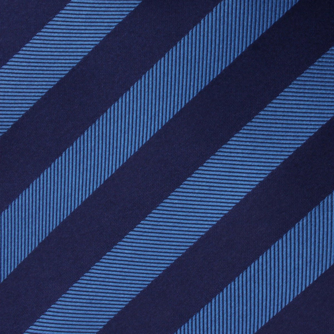 Oxford & Steel Blue Striped Kids Bow Tie Fabric