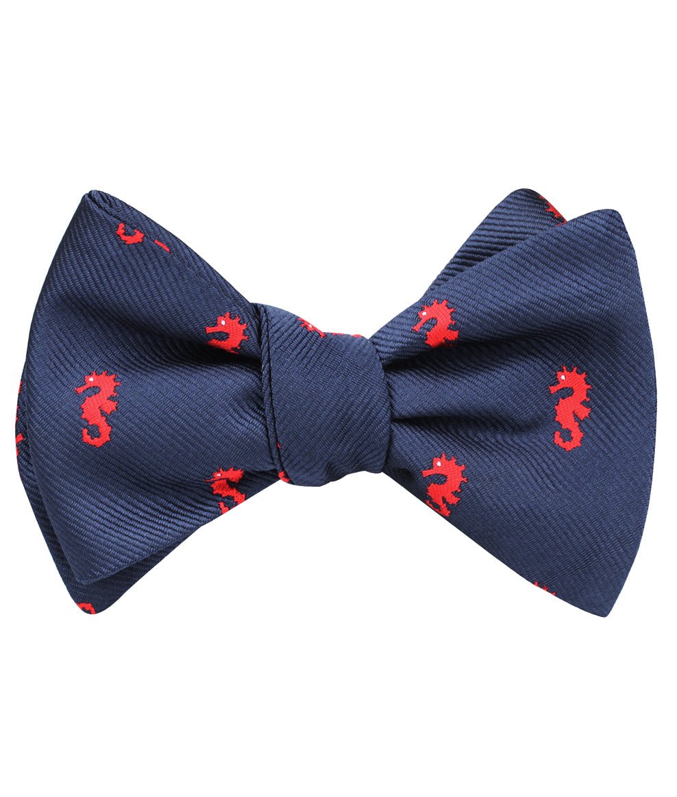 Pacific Seahorse Self Tie Bow Tie