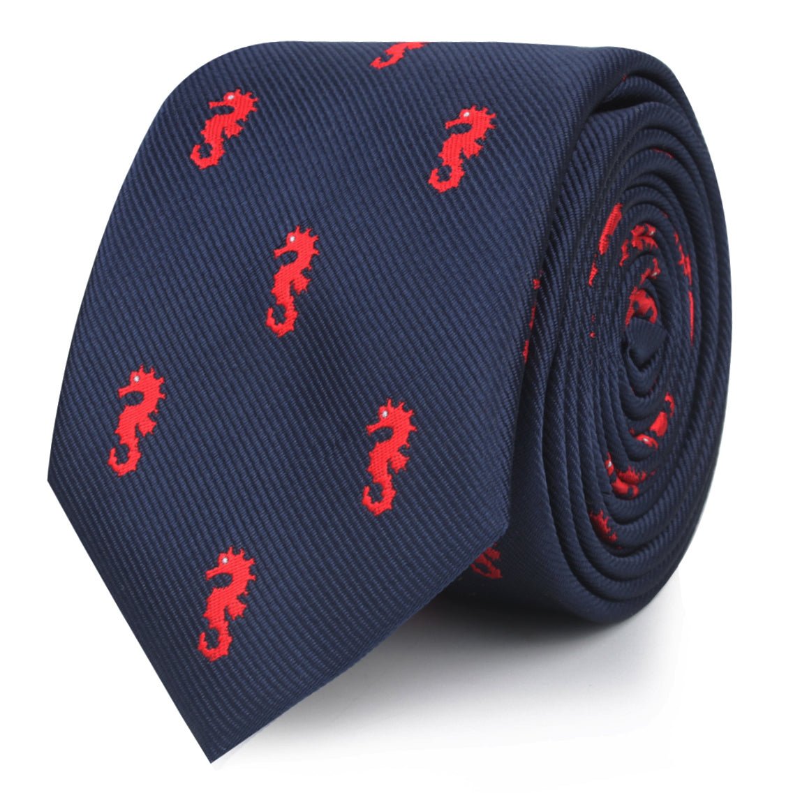 Pacific Seahorse Skinny Ties