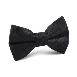 Paisley Midnight Black Kids Bow Tie