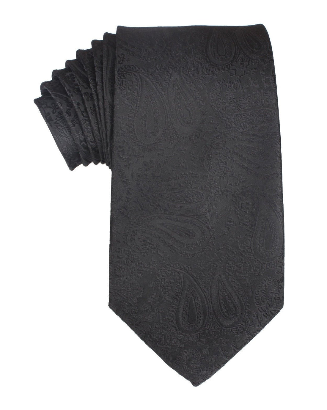 Paisley Midnight Black Necktie