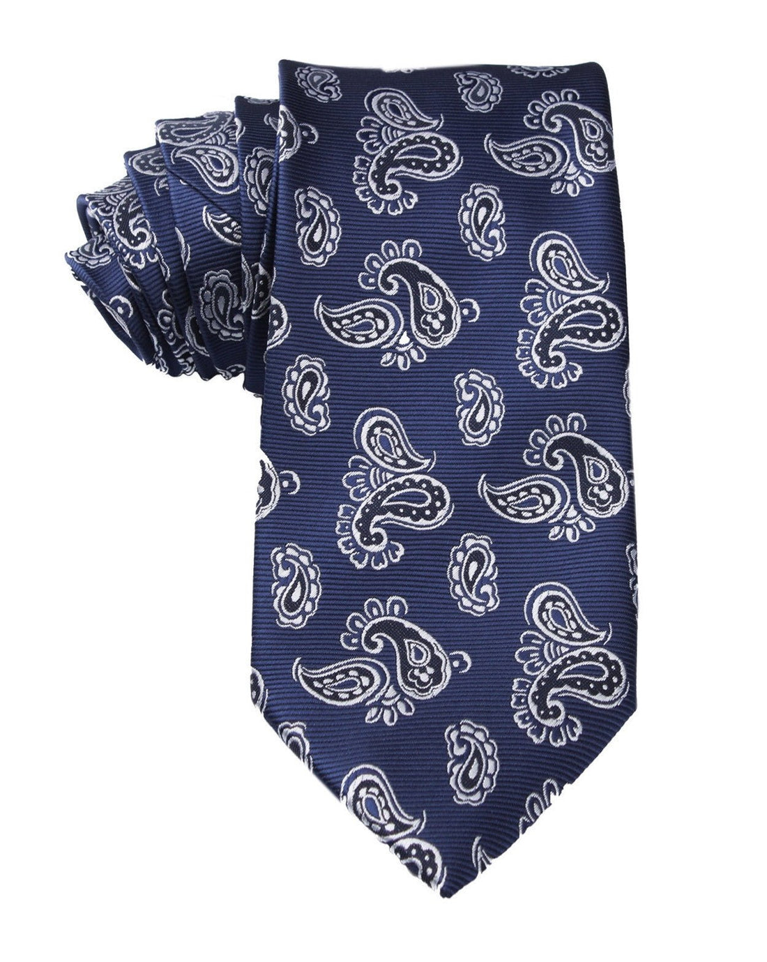 Paisley Navy Blue Tie OTAA