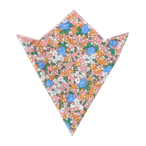 Panama Pink Floral Pocket Square