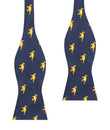 Parasaurolophus Dinosaurs Self Bow Tie