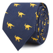 Parasaurolophus Dinosaurs Skinny Ties