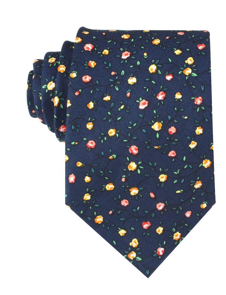 Paris Floral Necktie